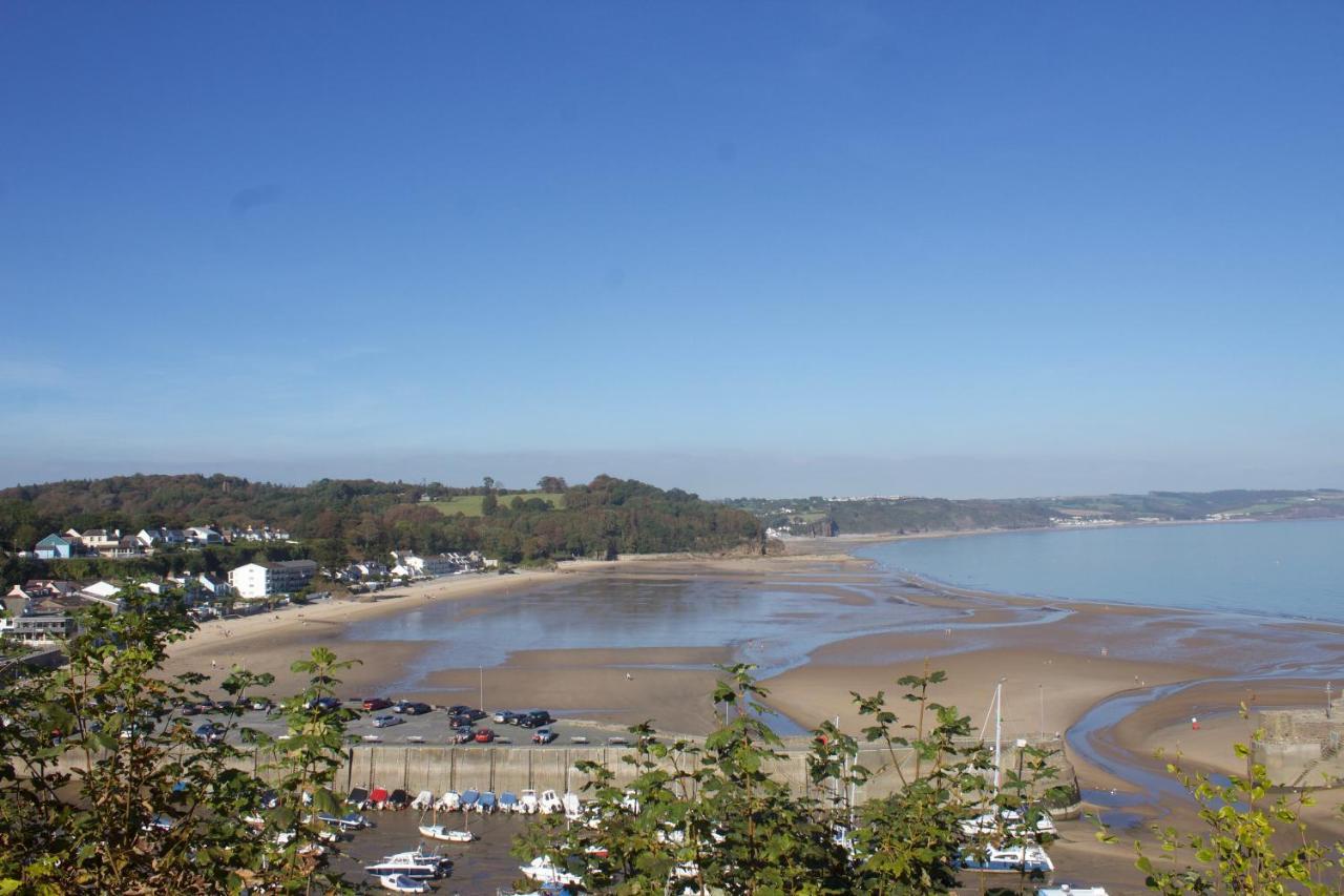Beach House With Sea Views Over Saundersfoot Bay Екстериор снимка