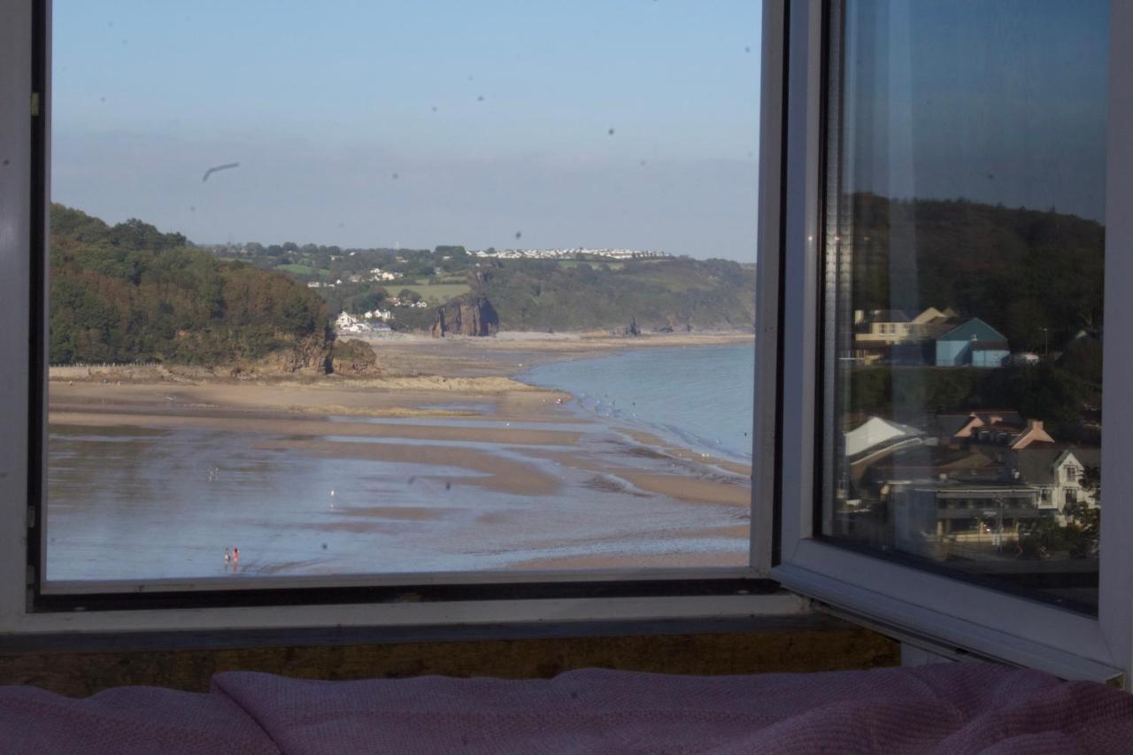 Beach House With Sea Views Over Saundersfoot Bay Екстериор снимка