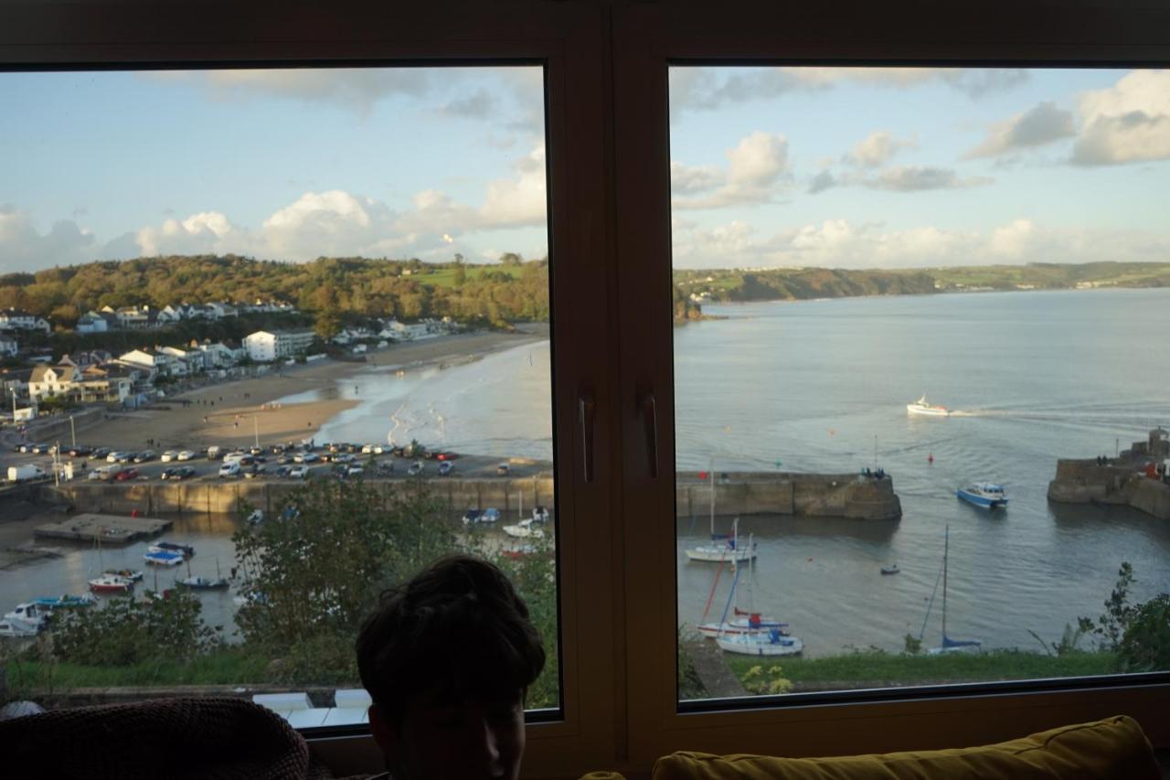 Beach House With Sea Views Over Saundersfoot Bay Екстериор снимка